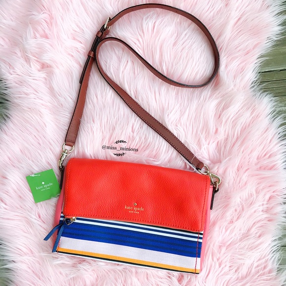 Kate Spade Cobble Hill Multi Color Stripe Bag - Picture 7 of 7